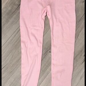 SKIMS AP-LEG-0039 Women's Sz XXS Cherry Blossom Pink Cotton Rib Leggings